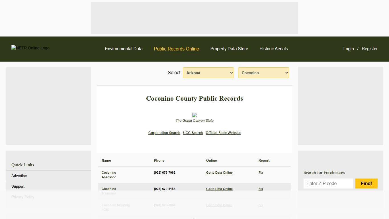 NETR Online • Coconino • Coconino Public Records, Search Coconino Records, Coconino Property Tax, Arizona Property Search, Arizona Assessor